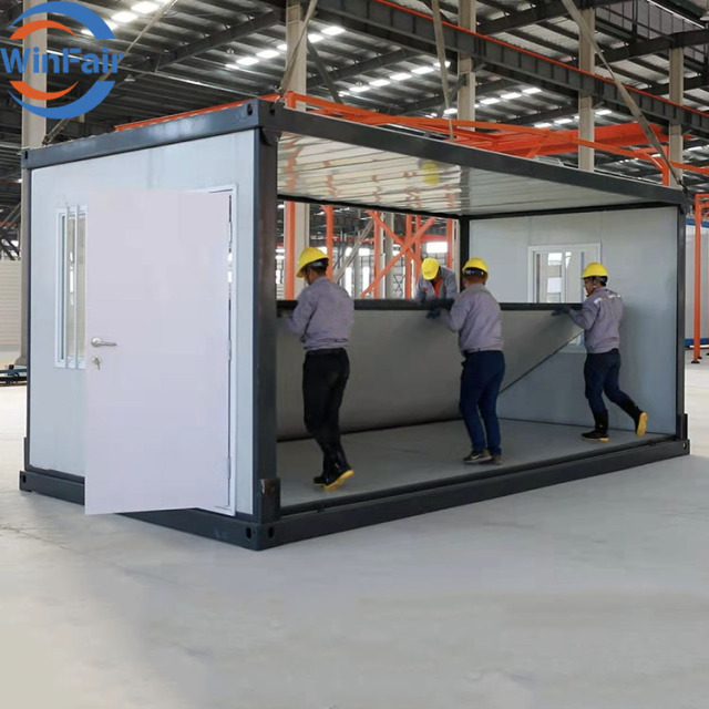 WinFair Ready-Made Houses Luxury+Container+House Folding Container Flat Pack Granny Guest Low Cost Mobile Prefab House Villa