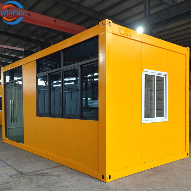 WinFair Oem Low Price Ethiopia Prefabricated Modern House 20Ft Prefab Modular Portable Container House Homes Luxury Villa