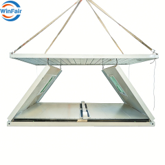 WinFair High Quality Portable Prefabricated Folding / Foldable Prefab Mini Modular Container House 20 Ft in Thailand Beach Homes