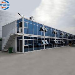 WinFair 20Ft Detachable Container House-Modern Modular Container I Can Use Has Asia Vessel 100M2 Camper Bunk Container Houses