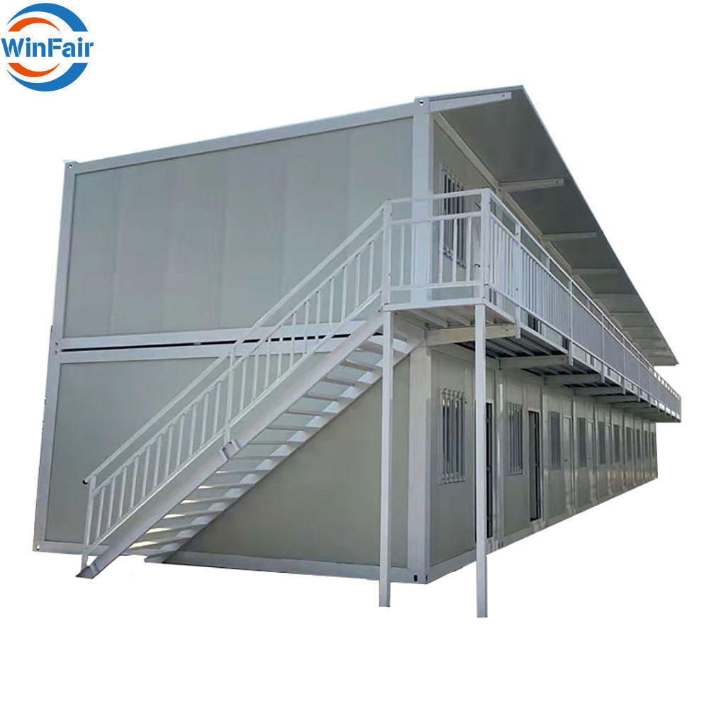 WinFair China Luxury Cheap Mobile Complete Two-Story Prefabricated Fold Out 20 Ft Container Ready Tiny House Prefab Villa