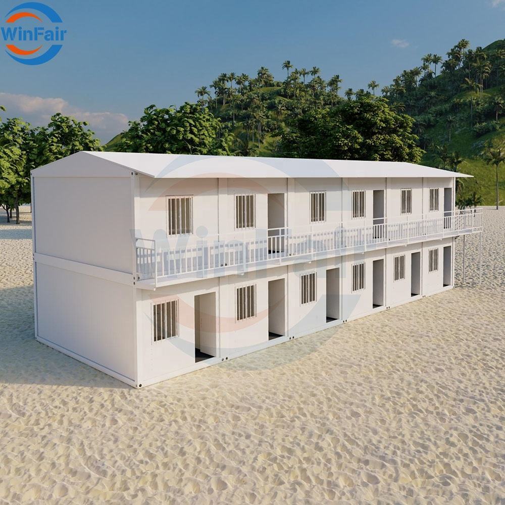 WinFair Prefabricated Portable Home Residential Folding Container Mobile House With Loft Steel Parks Module Portable Home