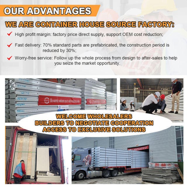 WinFair Prefabricated-2-Floors Factory Customized Detachable Container House Container Portable Modern Composable Hotel