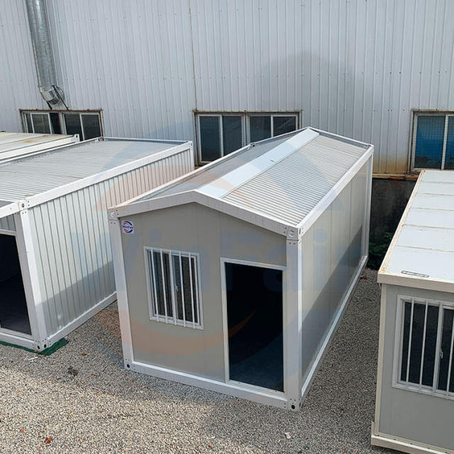 WinFair Triangle Roof Hurricane Proof Prefab Mobile Tiny Homes Pre Fabricated Romania Modular Prefabricated Container Houses