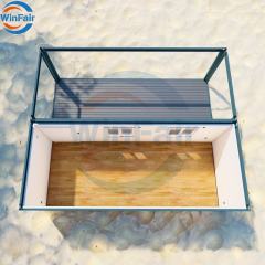 WinFair Kerala Folding Mexico Hurricane Proof Prefab Beach Modern Container House Prefabricated Homes With Platform for Sale