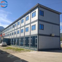 WinFair Detachable Modern Container Houses 20Ft 40Ft 2 Storey Low Cost Hotel Use Cottage Winter Big Container Houses