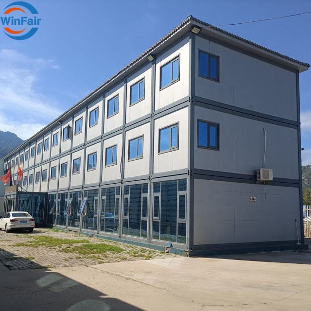 WinFair Detachable Modern Container Houses 20Ft 40Ft 2 Storey Low Cost Hotel Use Cottage Winter Big Container Houses