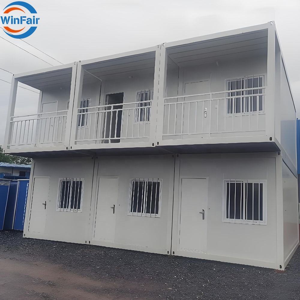 WinFair Low Price Single Room Cheap Luxury Prefabricated Container Van House Villa Folded Prices for Sale in Philippines