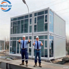 WinFair Prefabricated-2-Floors Factory Customized Detachable Container House Container Portable Modern Composable Hotel
