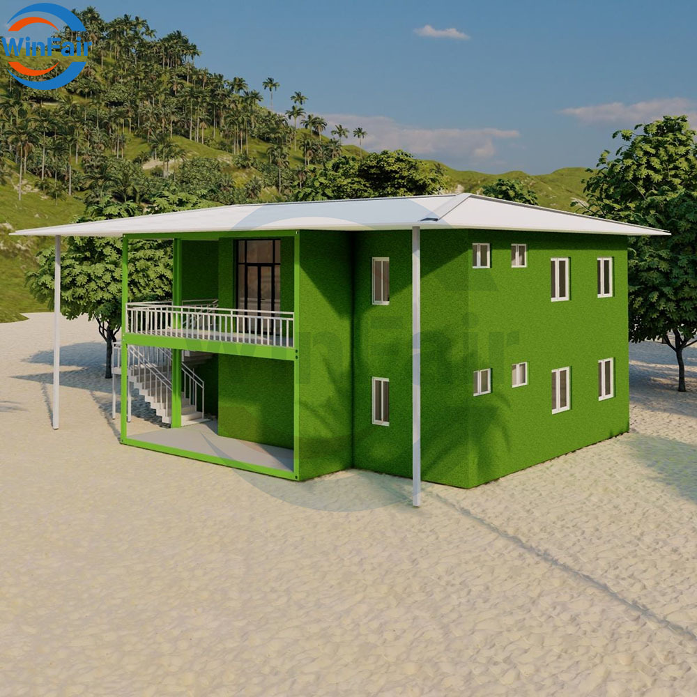 WinFair Wholesale Oem Low Price Mobile Homes House Modular Canadian Prefabricated Slope Tiny 2 Story Detachable Container Houses