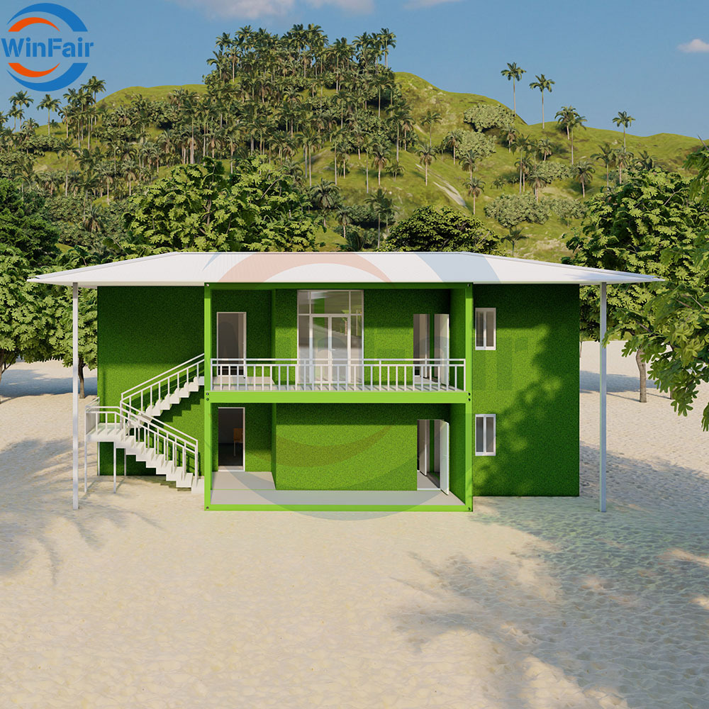 WinFair Wholesale Oem Low Price Mobile Homes House Modular Canadian Prefabricated Slope Tiny 2 Story Detachable Container Houses