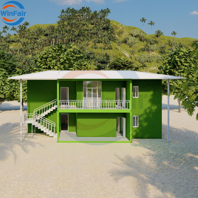 WinFair Wholesale Oem Low Price Mobile Homes House Modular Canadian Prefabricated Slope Tiny 2 Story Detachable Container Houses