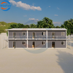 WinFair Portable Mobile 2-Story Modern Prefab Villa Detachable Container Houses Bedroom Waterproof Hurricane-Proof Features Made