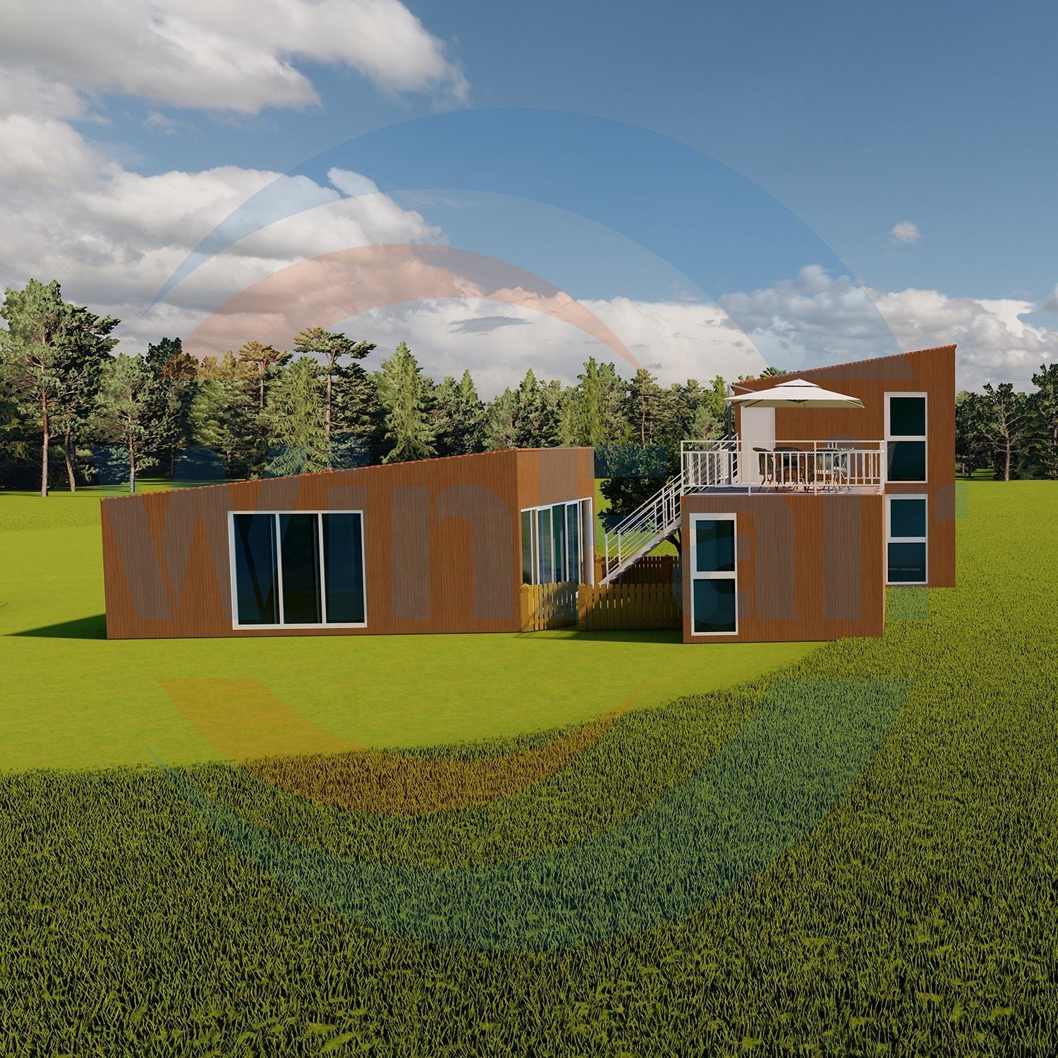 WinFair Portable Mobile Prefab Homes Container Houses for Easy and Convenient Living