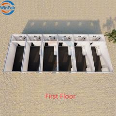 Hotels Containers 20ft 30ft 40ft Integrated Import From Detachable 2 3 4 Bedroom House Two Story House with Bathroom House