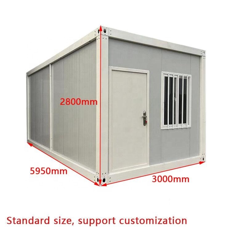 WinFair China Granny Flat in Australia Mobile Modular Glass Container Prefabricated House Design With Balcony