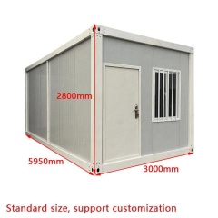 WinFair Good Price Luxury Flat Roof Prefab Sandwich Panel Outdoor Container House Under 50K Kuwait Housing Unit for Sale