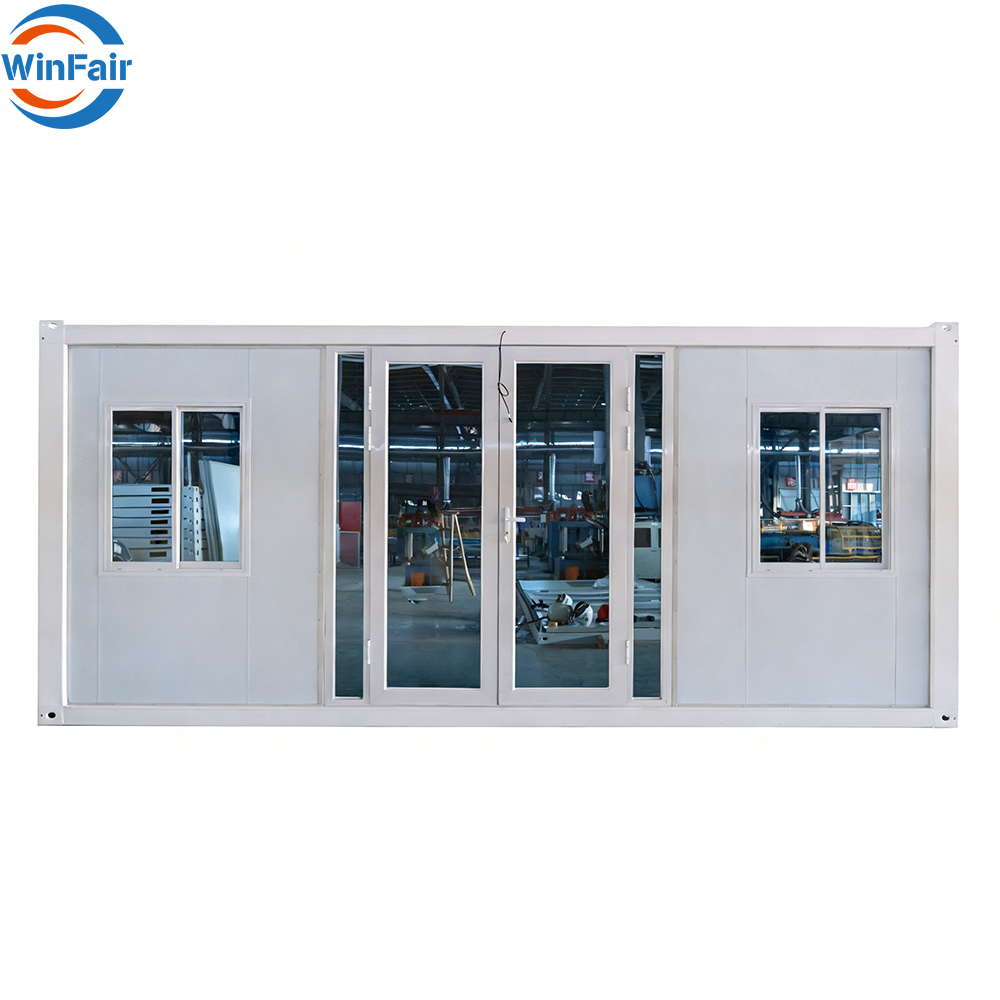 WinFair Best Price Namibia One Room Prefab 20Ft-Mobile-House Modular Homes Container Offices House Folding Villa China