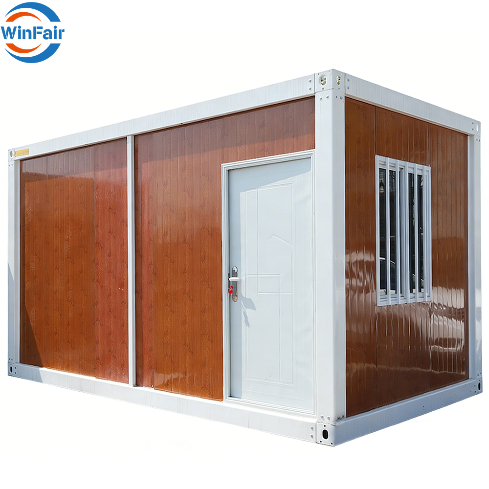WinFair Prefabricated Mobile Ready House Europe Cheap Tiny Foldable Folding Prefab Container House Living Room for Sale