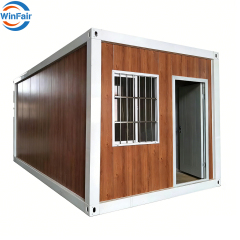 WinFair Prefabricated Foldable Prefab Module Houses Tiny Cheap Container Houses To Live In Steel With Bedroom And Bathroom