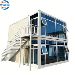 WinFair Bungalow Cost House Prefabricated Modular Homes 20 Ft Prefab Container Houses Two-Story Hurricane Prices Bulgaria