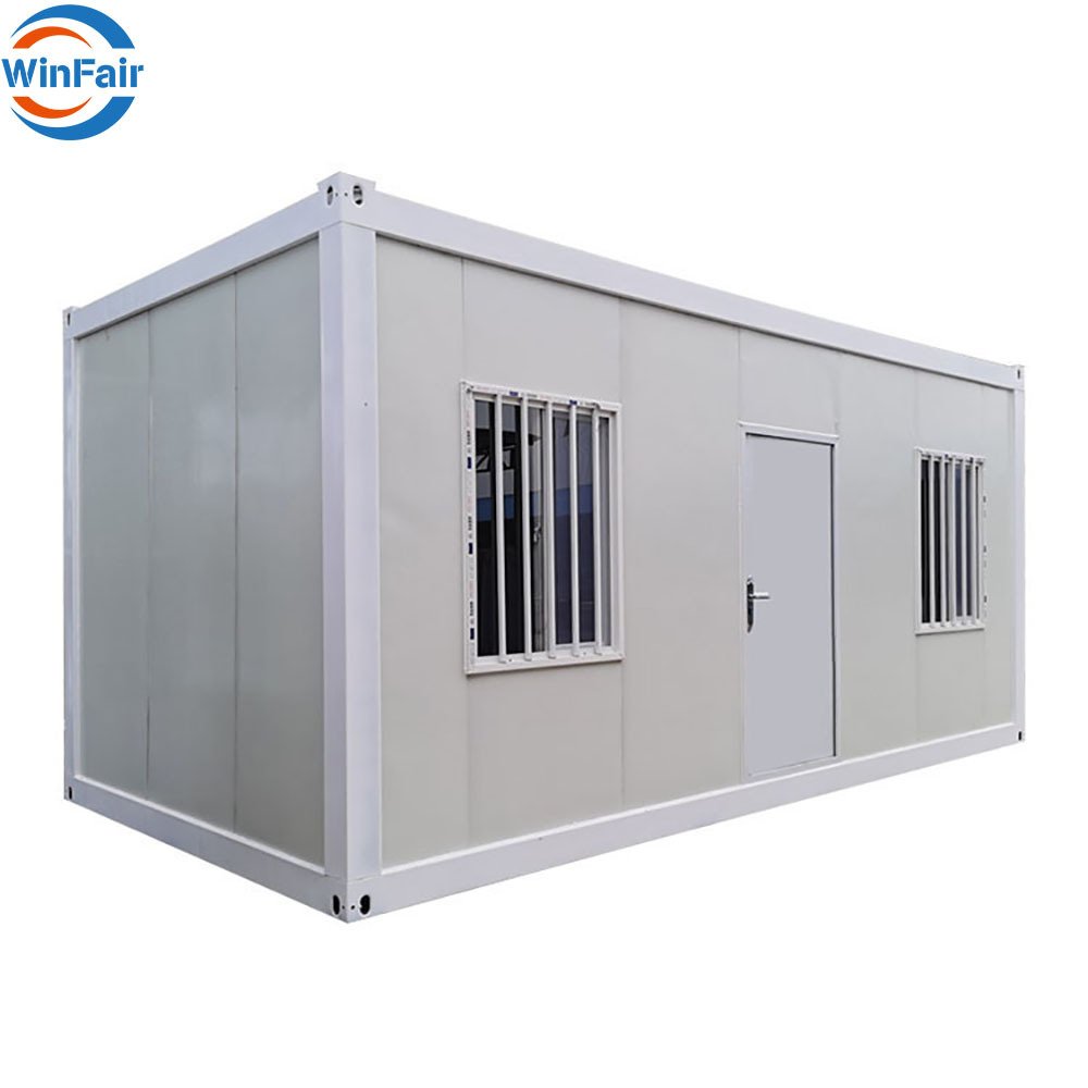WinFair Prefab-House-With-Multi--Room Portable Housing Single Floor Prefab Steel Frame Container Houses Brown New Zealand