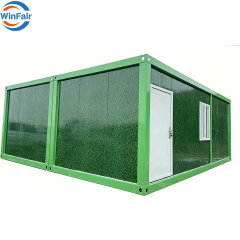 WinFair Luxury Mobile Homes Single Room Cheap Prefab Prefabricated Flat Roof Portable Modern Tiny House 40 Feet Uit China