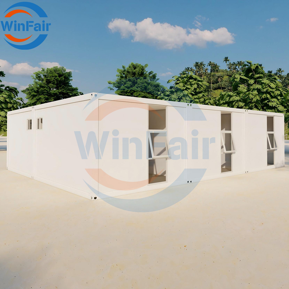 WinFair Maldives 20 Foot Portable Prefab Double Storey Prefabricated House Modular Container Office Wholesale Houses From China