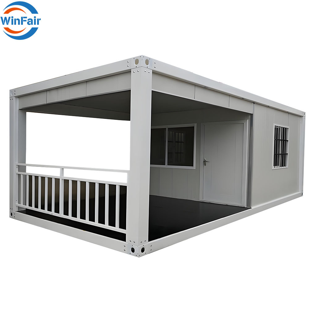 WinFair Low Cost High Quality Sentry Box Mobile Modern 20Ft Prefab Tiny Container House Home Security Cabin for Guard House