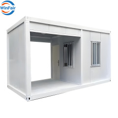 WinFair High Quality Portable Security Cabin Sentry Box Mobile for Guard Prefabricated Modern 20Ft Prefab Container House China