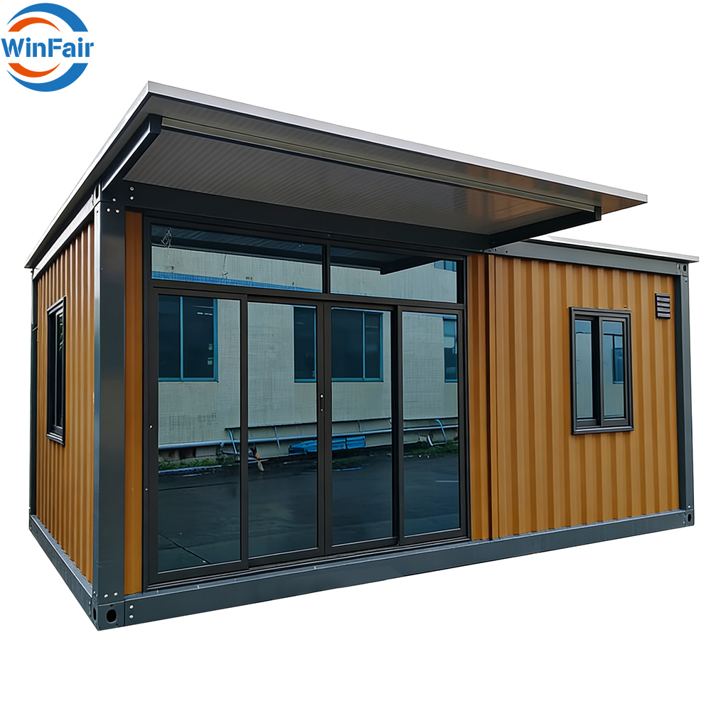 WinFair Croatia Wholesale Villa Mobile Homes Quick Assembly Prefab Container House 1 Bedroom Luxury China Granny Flat Villa