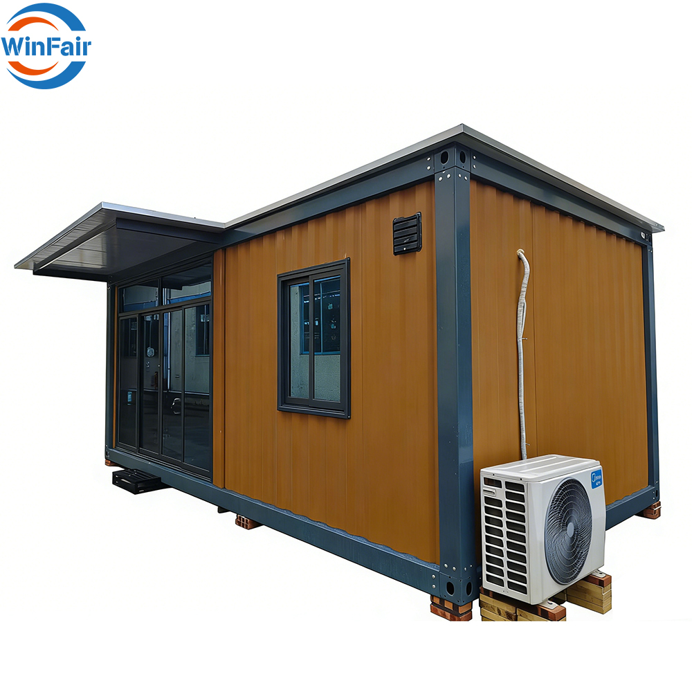 WinFair Croatia Wholesale Villa Mobile Homes Quick Assembly Prefab Container House 1 Bedroom Luxury China Granny Flat Villa