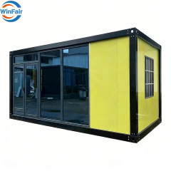 WinFair Competitive Price Luxury House Sandwich Panel Prefabricated Villa Detachable Prefab Container Houses Homes 20 Feet