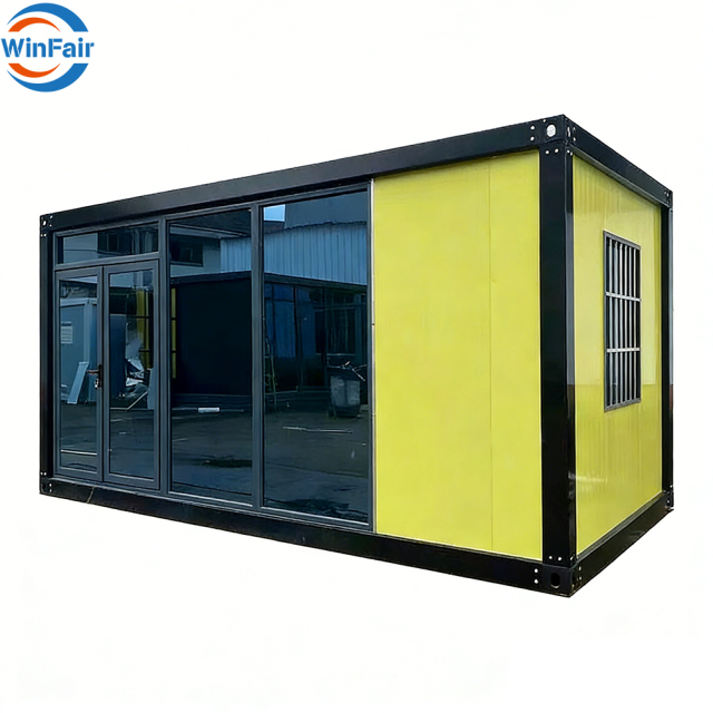 WinFair Competitive Price Luxury House Sandwich Panel Prefabricated Villa Detachable Prefab Container Houses Homes 20 Feet