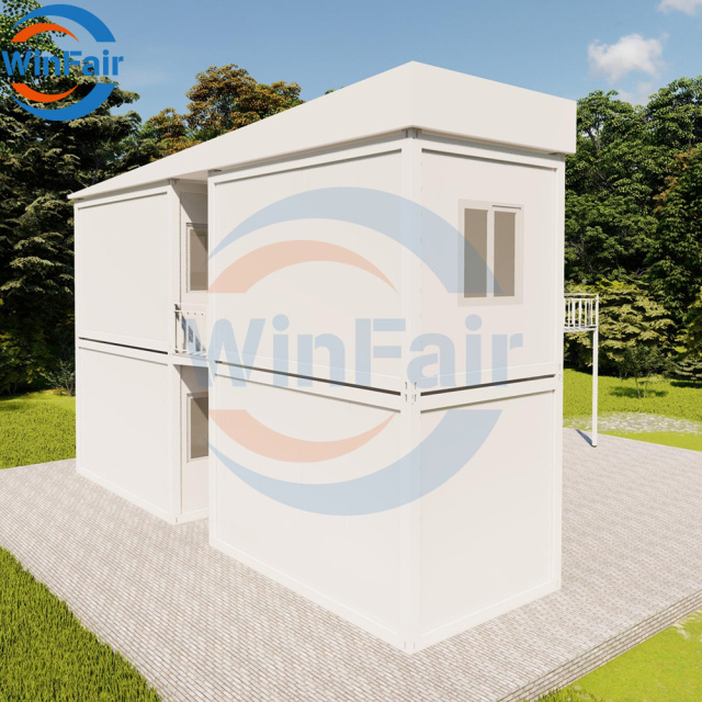 WinFair 2 Floor Sandwich Panel Prefabricated Mobile Tiny House Portugal Portable Modern Modular Containers House Homes for Sale