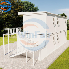 WinFair 2 Floor Sandwich Panel Prefabricated Mobile Tiny House Portugal Portable Modern Modular Containers House Homes for Sale