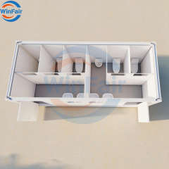 WinFair Low Cost Light Bangladesh Prefab Prefabricated Mobile Modular Folding Container Module Home House With Toilet and Shower