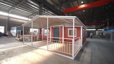 WinFair Portable Prefab Prefabricated Portable House Foldable Expandable Container Home House Price Villa Dominican Republic