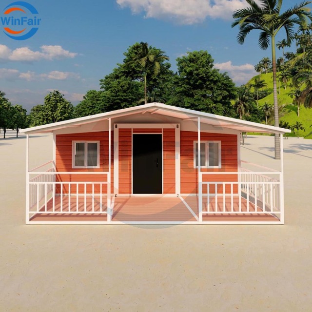WinFair Portable Prefab Prefabricated Portable House Foldable Expandable Container Home House Price Villa Dominican Republic