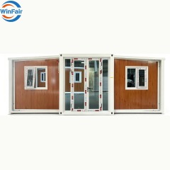 WinFair Prefabricated Two Bedroom One Bath Kitchen Container House Expandable 20 Feet Hurricane Proof Modular Homes Korea