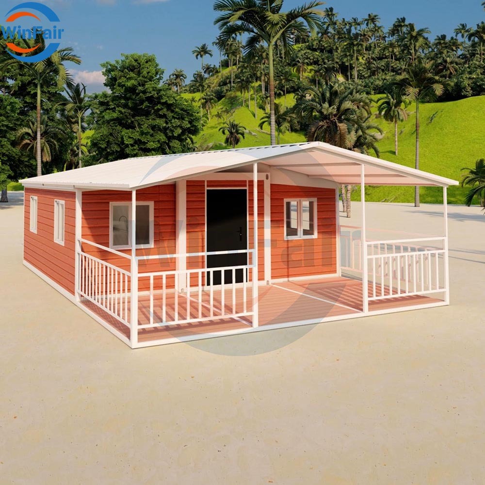 WinFair Portable Prefab Prefabricated Portable House Foldable Expandable Container Home House Price Villa Dominican Republic