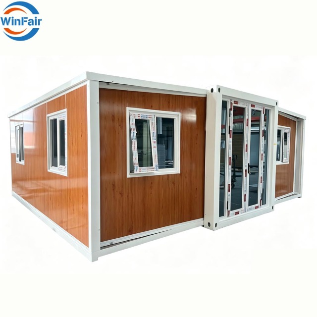 WinFair Prefabricated Two Bedroom One Bath Kitchen Container House Expandable 20 Feet Hurricane Proof Modular Homes Korea