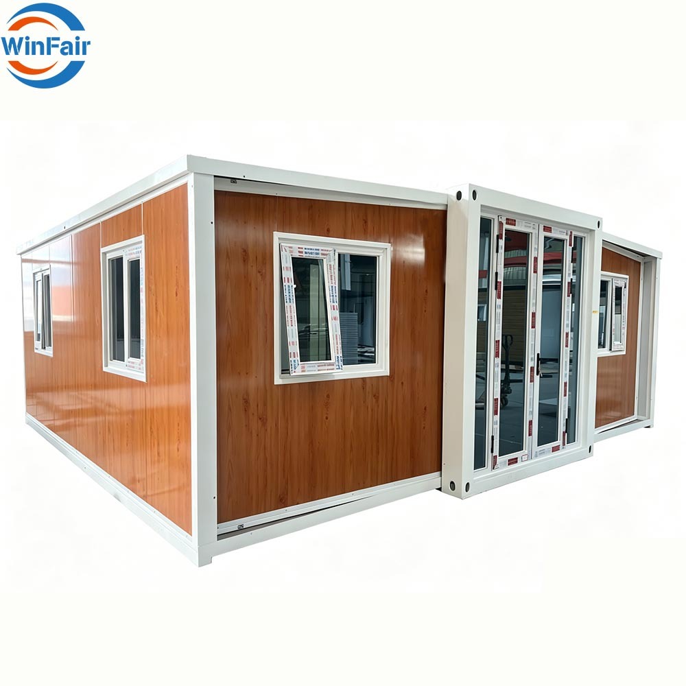 WinFair Prefabricated 20Ft 2 Bedroom Expandable Mobile Tiny Prefab Modular Container Houses With Kitchen On Sale Australia