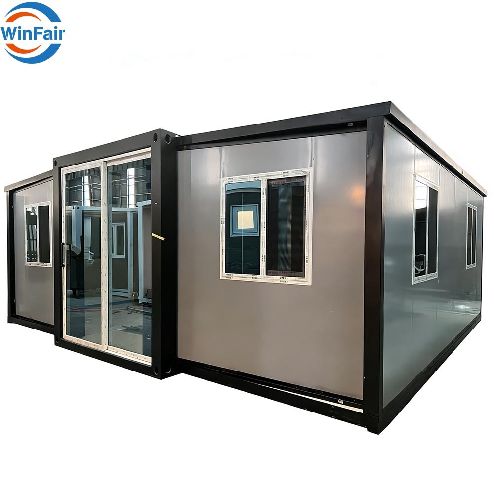 WinFair Low Price Honduras Prefab 20Ft Folding Container House Luxury Living Tiny House Villas With Kitchen And Bathroom