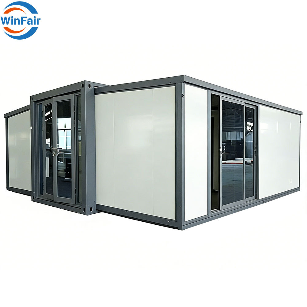 WinFair Sales Reasonable Price Expandable Folding Tiny Small Ready House Container Modern Prefabricated Steel Houses Greece