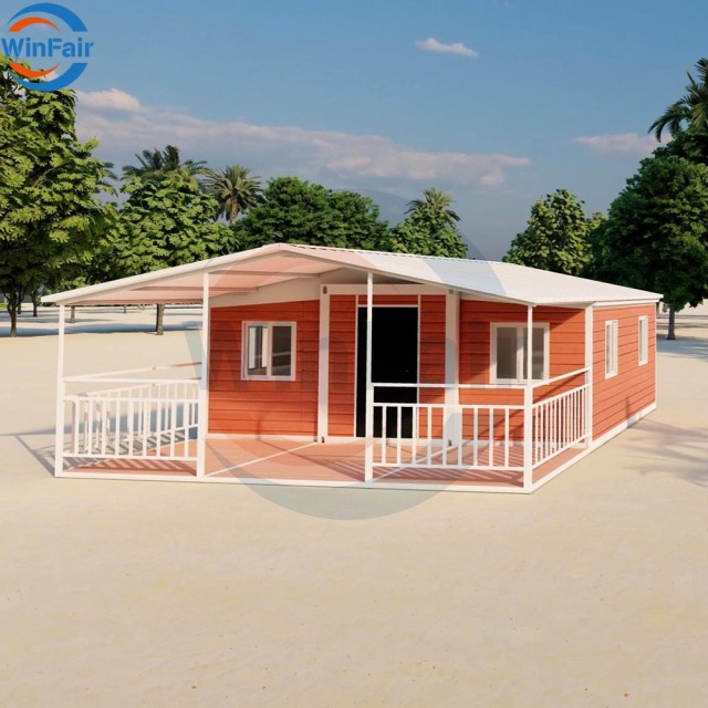 WinFair Luxury China Portable Small House Prefabricated Tiny Expandable Modular Folding Steel Container House Home Prices Turkey