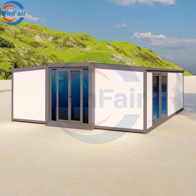 WinFair Portable Steel Pre Fabricated Steel Prefab Folding 20Ft Mini Modular Container Of Houses Villa Granny Flat In Australia