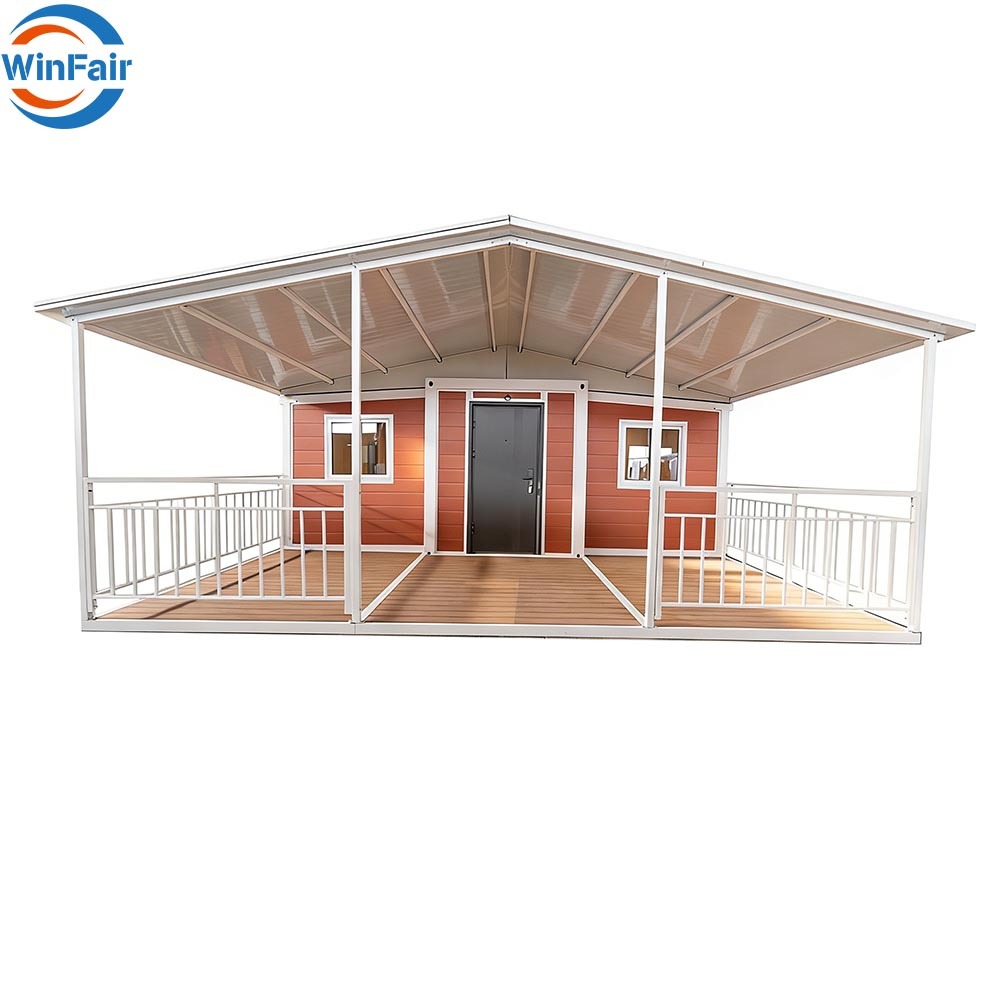WinFair Low Price Expendable Steel Container 2 Bedroom Prefabricated Homes Modern Custom Small Prefab Houses For Sale Pakistan