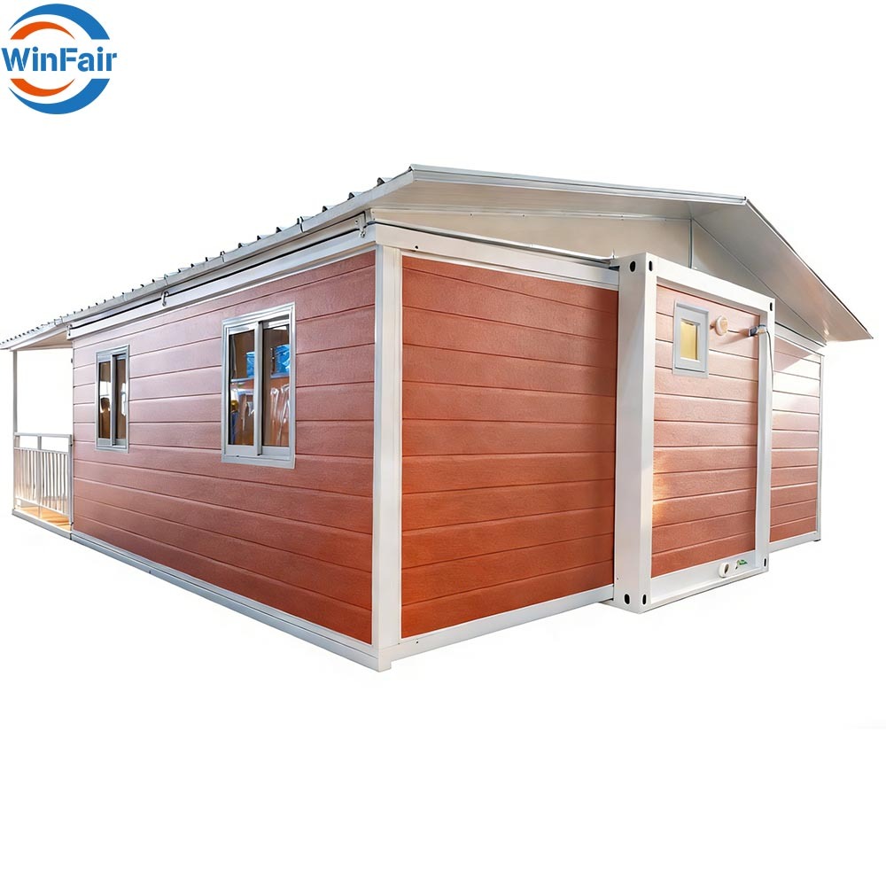 WinFair Japanese Mobile Expandable Modern Prefab Portable Homes 2 Bedroom Container Villa House 20Ft Luxury Prefabricated Home