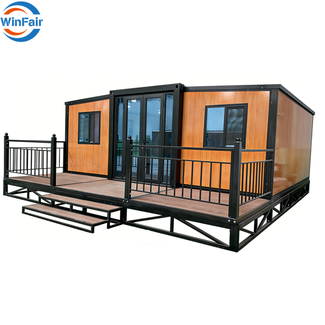 WinFair Competitive Price Portable Small Prefab Module Two Bedroom Colombia Module Container House Price Foldable Modular Home
